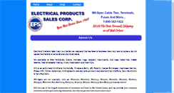 Desktop Screenshot of electricalproductsstore.com